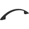 Elements 96 mm Center-to-Center Matte Black Arched Somerset Cabinet Pull 8004-MB - alternate 1